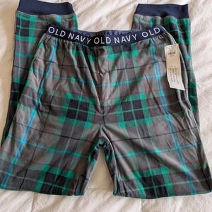Boys Old Navy Plaid Lounge Pants Size XXL 18 NWT